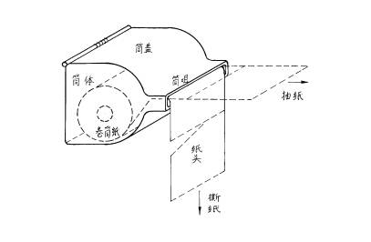 易撕卷筒纸筒