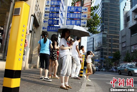 交通安全语音提示桩亮相上海-发明信息-上海